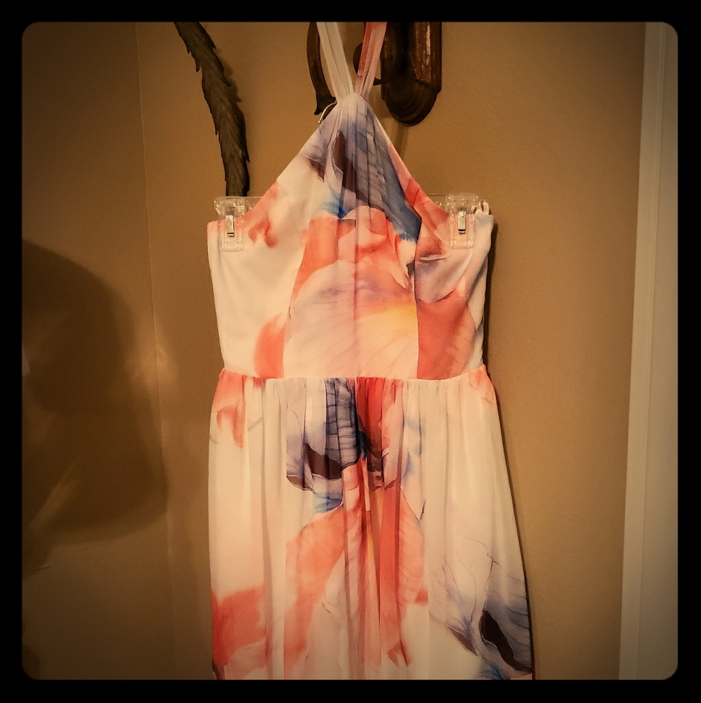 Whbm midi dress